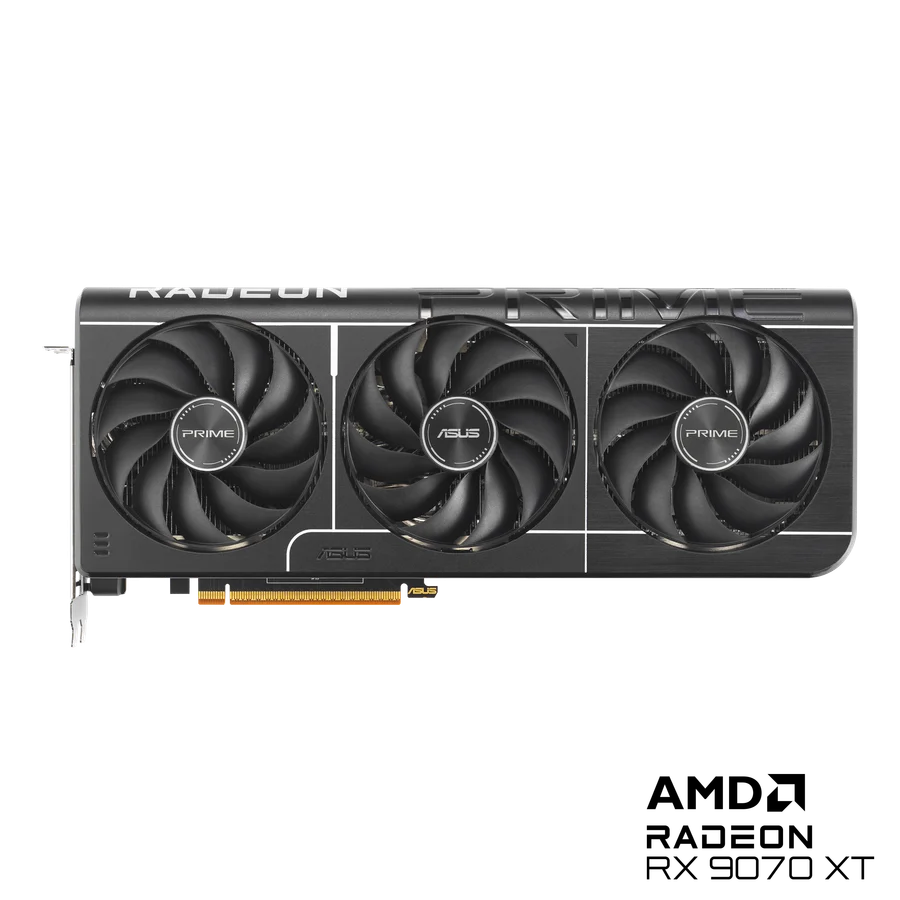 ASUS Prime Radeon RX 9070 XT OC Edition 16GB GDDR6 — manufacturer product image